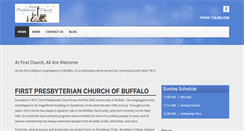 Desktop Screenshot of firstchurchbuffalo.org